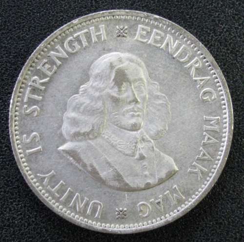 SOUTH AFRICAN SILVER 20 CENTS 1964