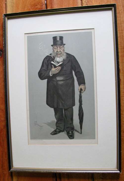 1900 VANITY FAIR (MEN OF THE DAY) CARICATURE OF PAUL KRUGER "OOM PAUL"  8th MARCH 1900
