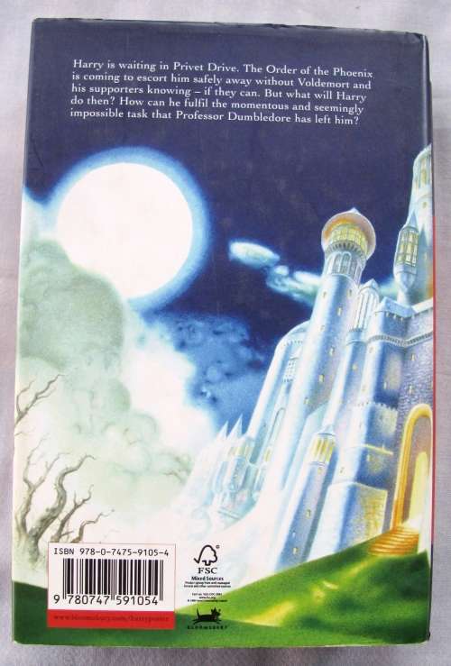 HARRY POTTER AND THE DEATHLY HALLOWS, IST EDITION HARDCOVER BOOK