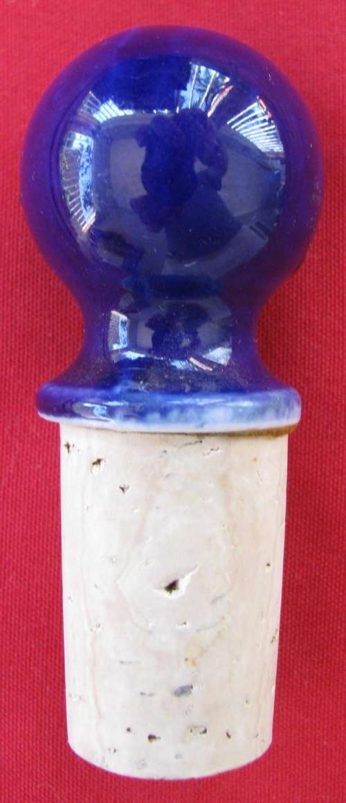 BALLANTINES WHISKEY IN PORCELAIN BOTTLE