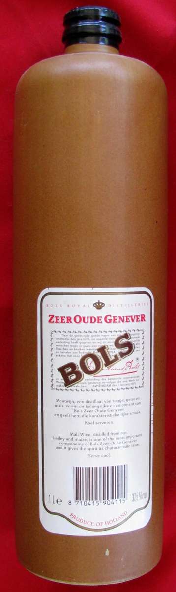 ERVEN LUCAS BOLS ZEER OUDE GENEVER 1 LITRE