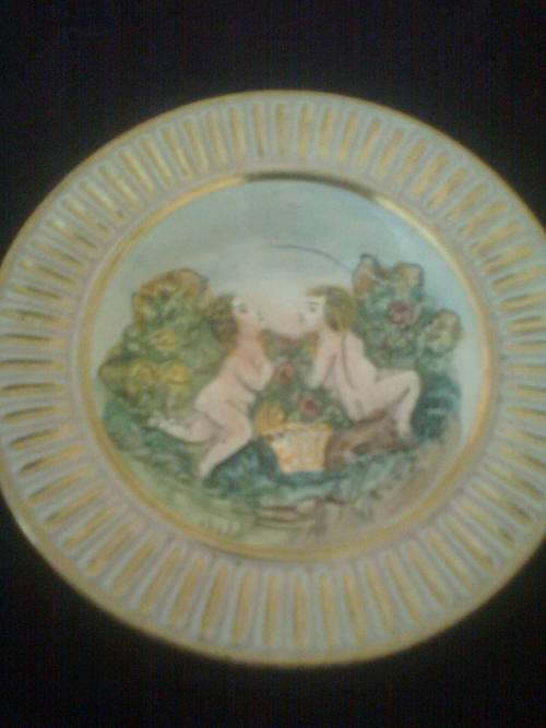ITALIAN CERAMIC PLATE 121 BALBOA , THIS LITTLE PIECE IS EXQUISTE