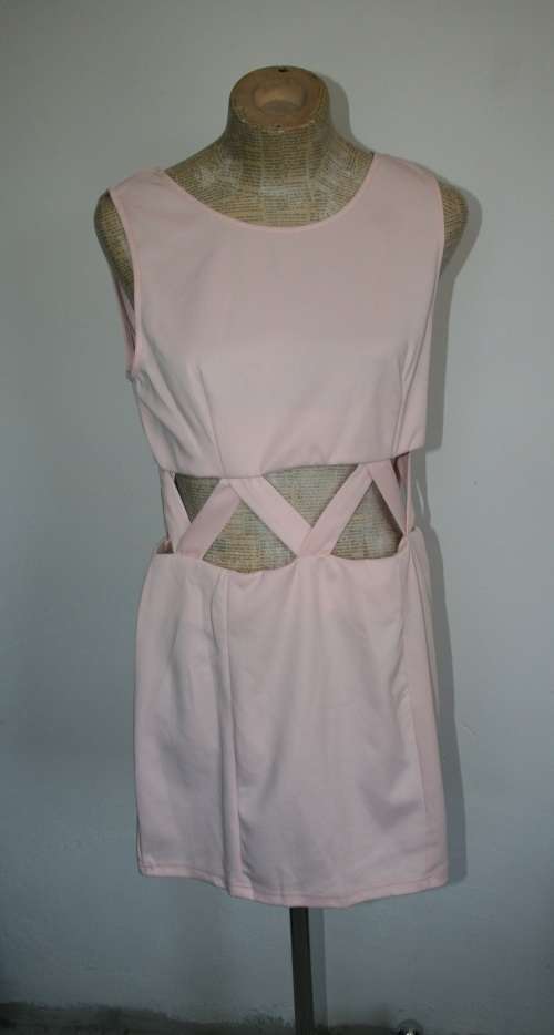 Pink Cut Out Dress Size:14/38