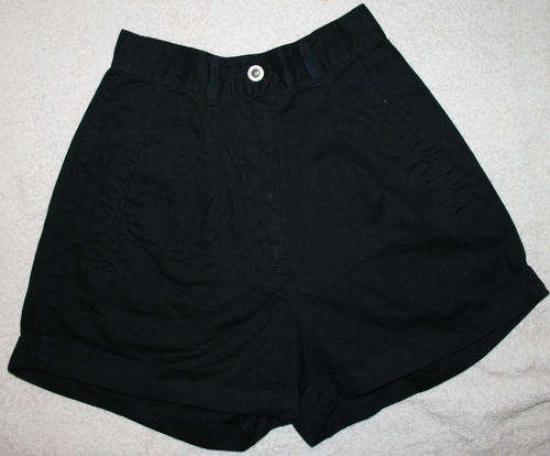 Black High Waist Shorts