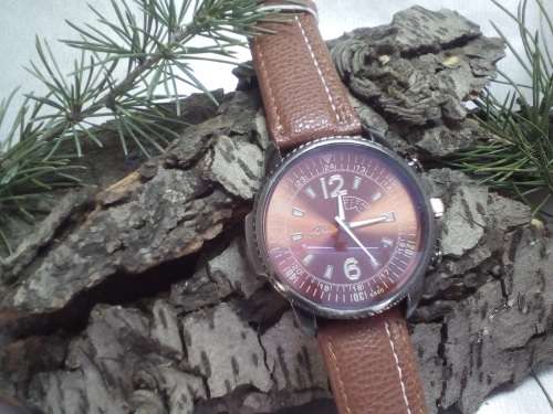 Luxury Mens Kiakoo Leather Band Watch