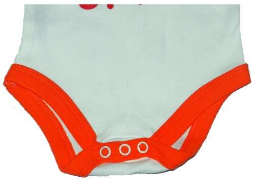 RETAIL PRICE: R 189 "Hello Sun Shine" Baby Grow 0 - 3 Months ORANGE AND WHITE