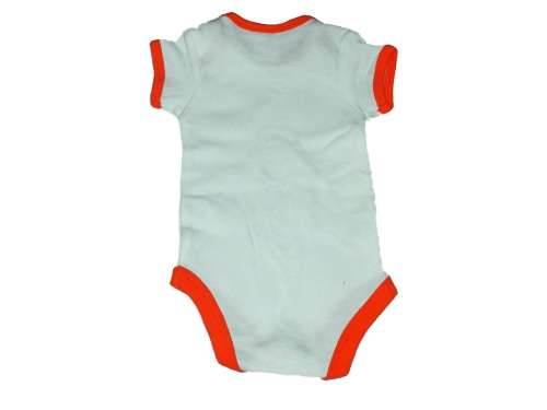 RETAIL PRICE: R 189 "Hello Sun Shine" Baby Grow 0 - 3 Months ORANGE AND WHITE