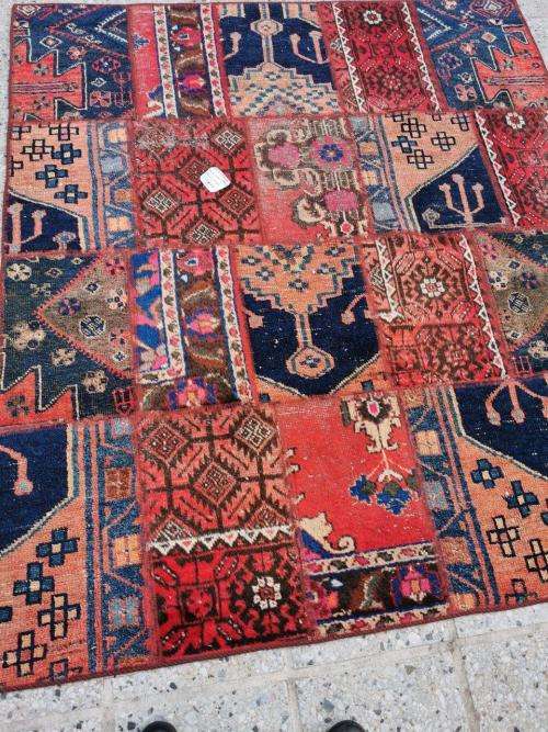 BARGAIN LOCKDOWN SALE - PERSIAN PATCHWORK CARPET