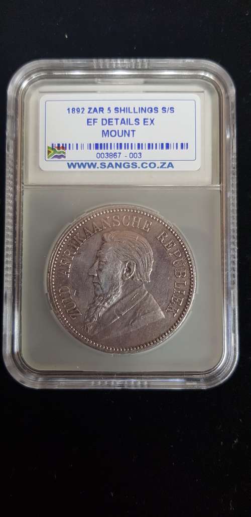 $$$ 1892 5 SHILLING S/S $$$