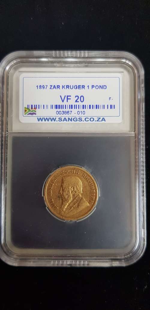 $$$ 1897 1 POND VF20 $$$