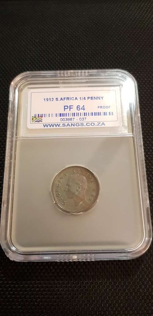 $$$ 1952 QUATER PENNY PF64 $$$