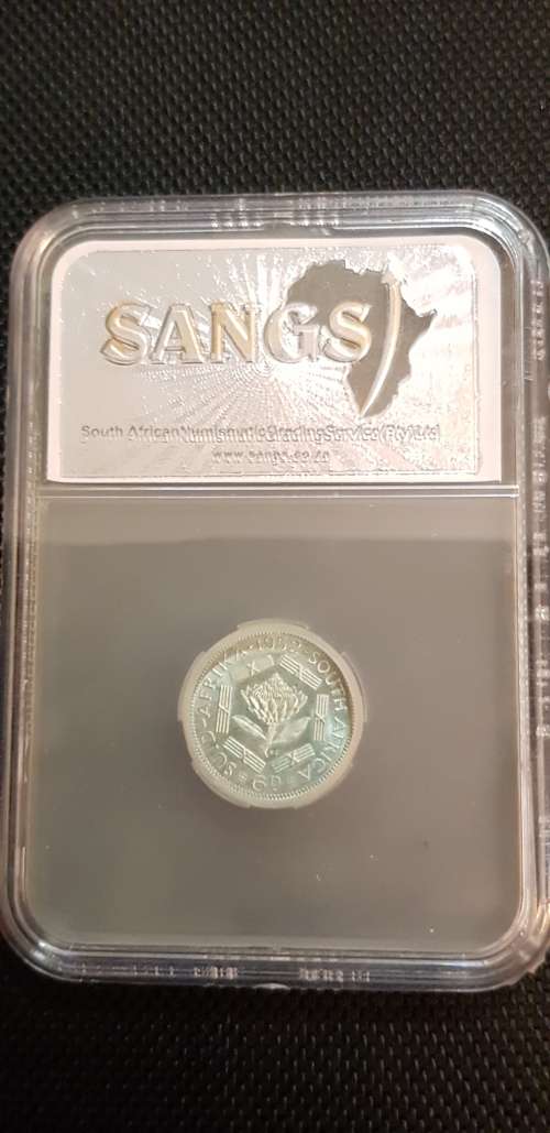 $$$ 1952 SIXPENCE MS64 $$$