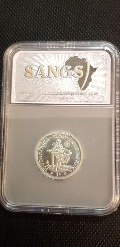 $$$ 1952 ONE SHILLING PF64 $$$