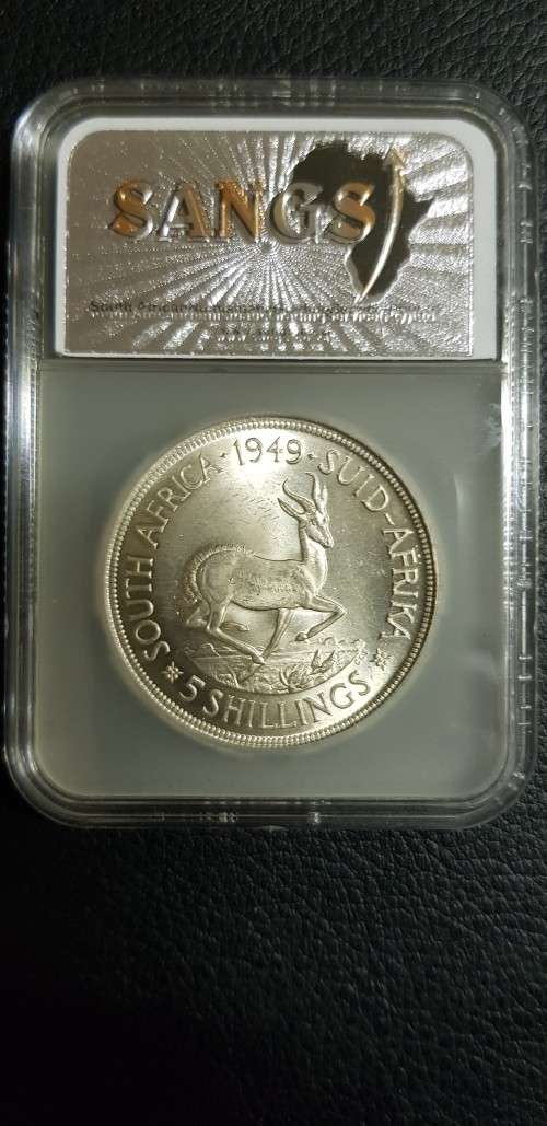 $$$ 1949 FIVE SHILLING MS62 $$$