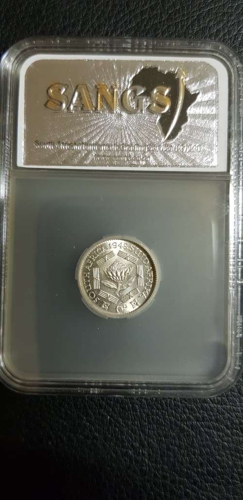 $$$ 1948 SIXPENCE MS63 $$$