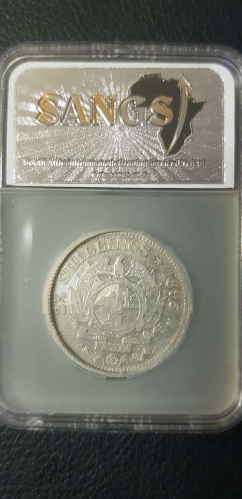 $$$ 1895 TWO AND HALF SHILLING VF20 $$$