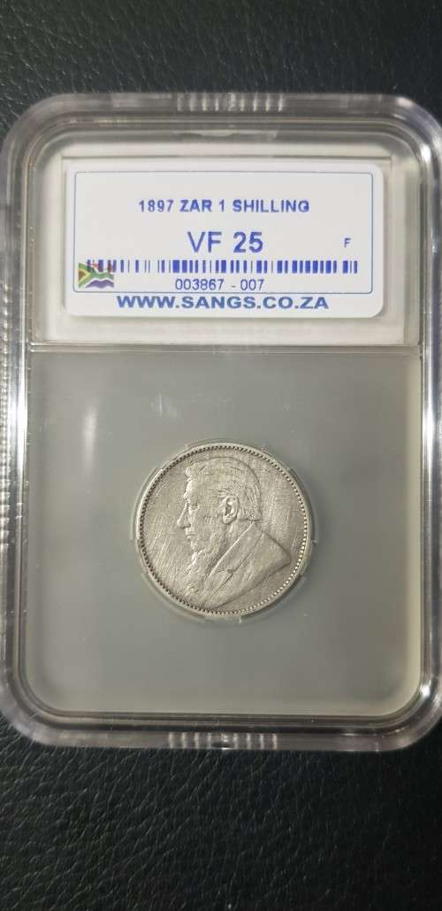 $$$ 1897 1 SHILLING VF25 $$$