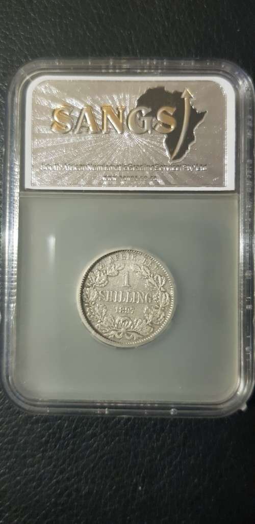 $$$ 1897 1 SHILLING VF25 $$$