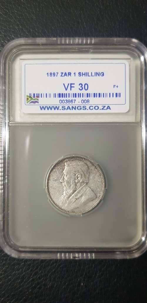 $$$ 1897 1 SHILLING VF30 $$$