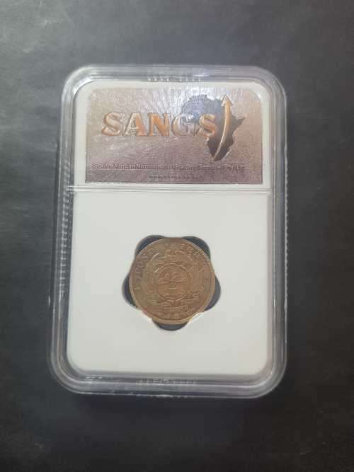 1892 ZAR 1 Pond D/S VF40