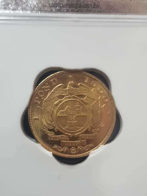 1900 ZAR 1 Pond `Van Niekerk Forgery`