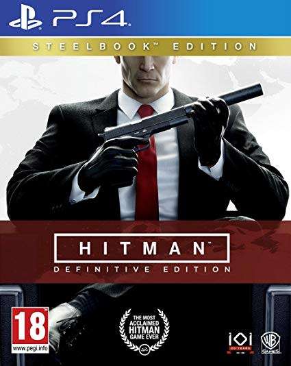 Hitman Definitive Edition Steelbook Playstation 4 PS4