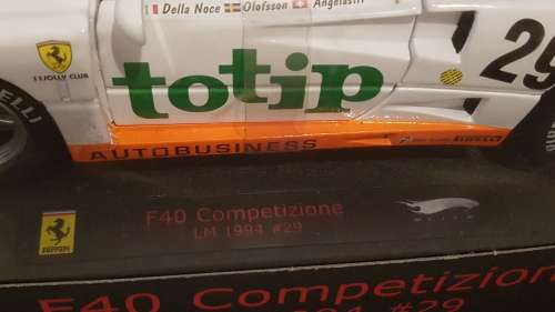 1:18 Hot Wheels Elite Ferrari F40 LM #29