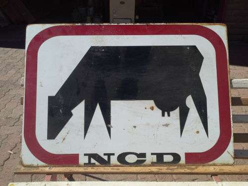 Authentic Vintage NCD Metal Sign