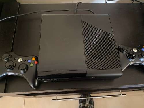Xbox 360 with 2 controllers