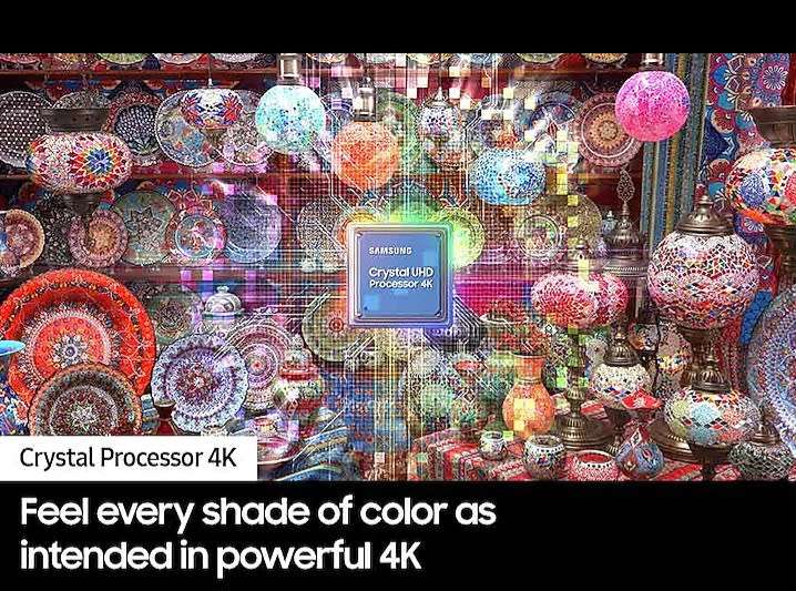 SAMSUNG 50" SMART 4K CRYSTAL ULTRA HD LED TV