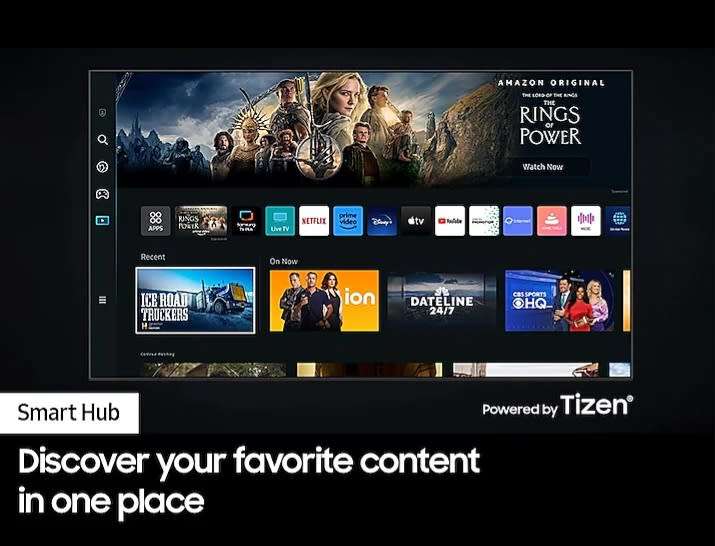 SAMSUNG 50" SMART 4K CRYSTAL ULTRA HD LED TV