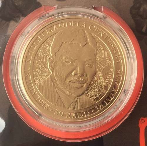 2018 NELSON MANDELA 100 Years R50  - Still Sealed as from SA Mint