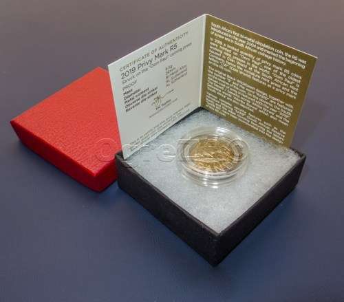 2019 SOUTH AFRICA R5 OOM PAUL COIN WORLD