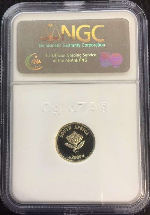 2003 S.Africa 2.5C Eagles PF69UC