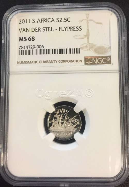 2011 S.Africa S2.5C VAN DER STEL - FLYPRESS MS68