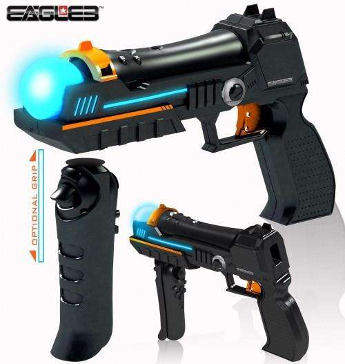 PS3 Move Dual-hand Grip Pistol Light Gun (FREE SHIPPING)