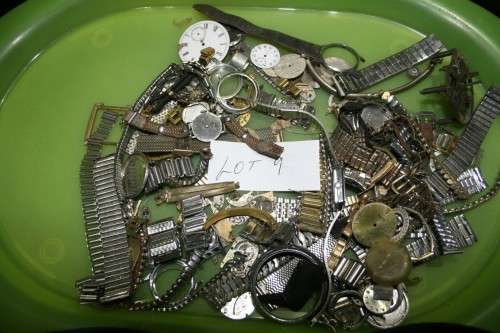 Lot of watches spares repairs or steampunk
