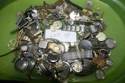 Lot of watches spares repairs or steampunk