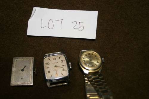 Lot of watch spares repairs or steampunk