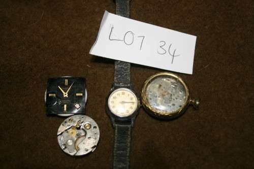 Lot of watch spares repairs or steampunk