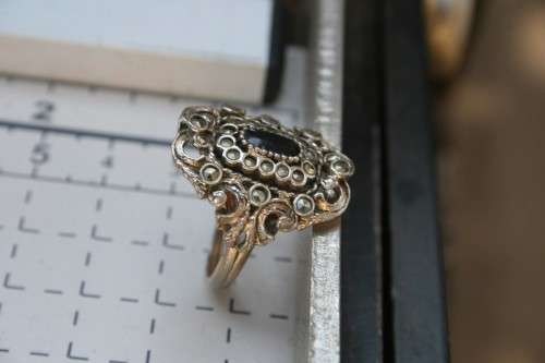 Antique silver ring Marked .800