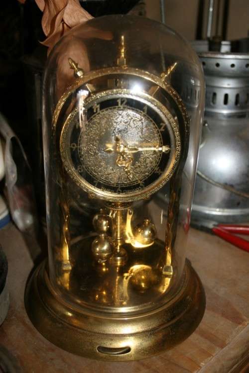 SCHATZ ALL ORIGINAL 400 DAY GERMAN  CLOCK May 1954 Model