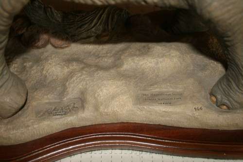 Magnificent 7 Tuskers of Kruger ...Statue of Shawu.