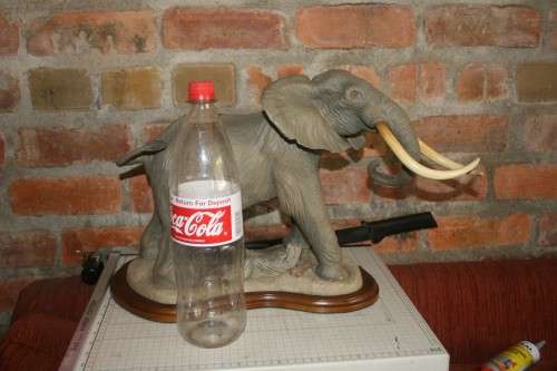 Magnificent 7 Tuskers of Kruger ...Statue of Shawu.