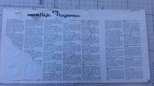 Complete set of 20 Shell Man in flight Commemorative coin collection in display card.