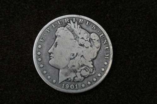 American 1901 Silver Morgan Dollar