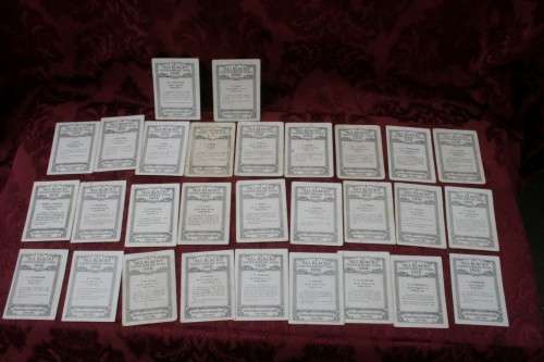 All Blacks South African tour Cigarret cards 29 in lot