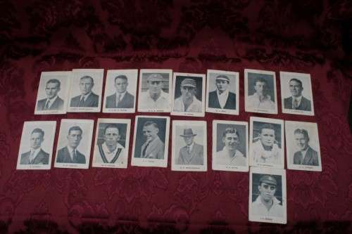 South African English Cricket Tour 1929 Cigarette cards
