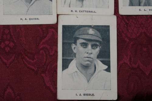 South African English Cricket Tour 1929 Cigarette cards