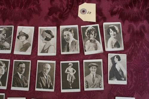 Movie stars Cigaret cards Officers Mess Cigarettes